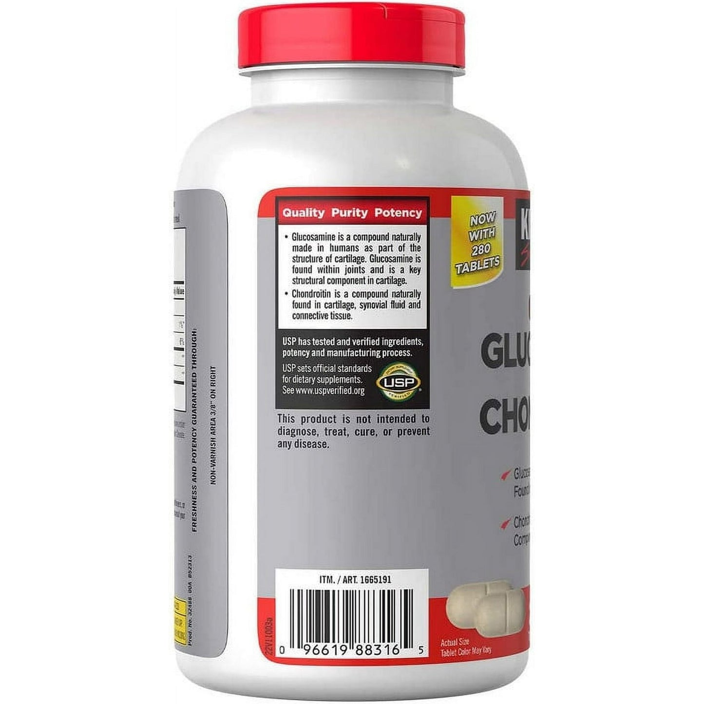 Kirkland Signature Glucosamine 1500mg Chondroitin 1200mg