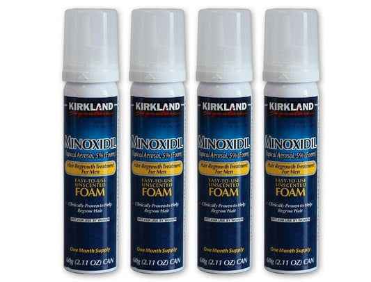 Kirkland Minoxidil 5% Foam Men Hair Regrowth Hair Loss Treatment 4 Months Supply